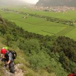 on Mauri e Miki Ferrata Burrone Giovanelli